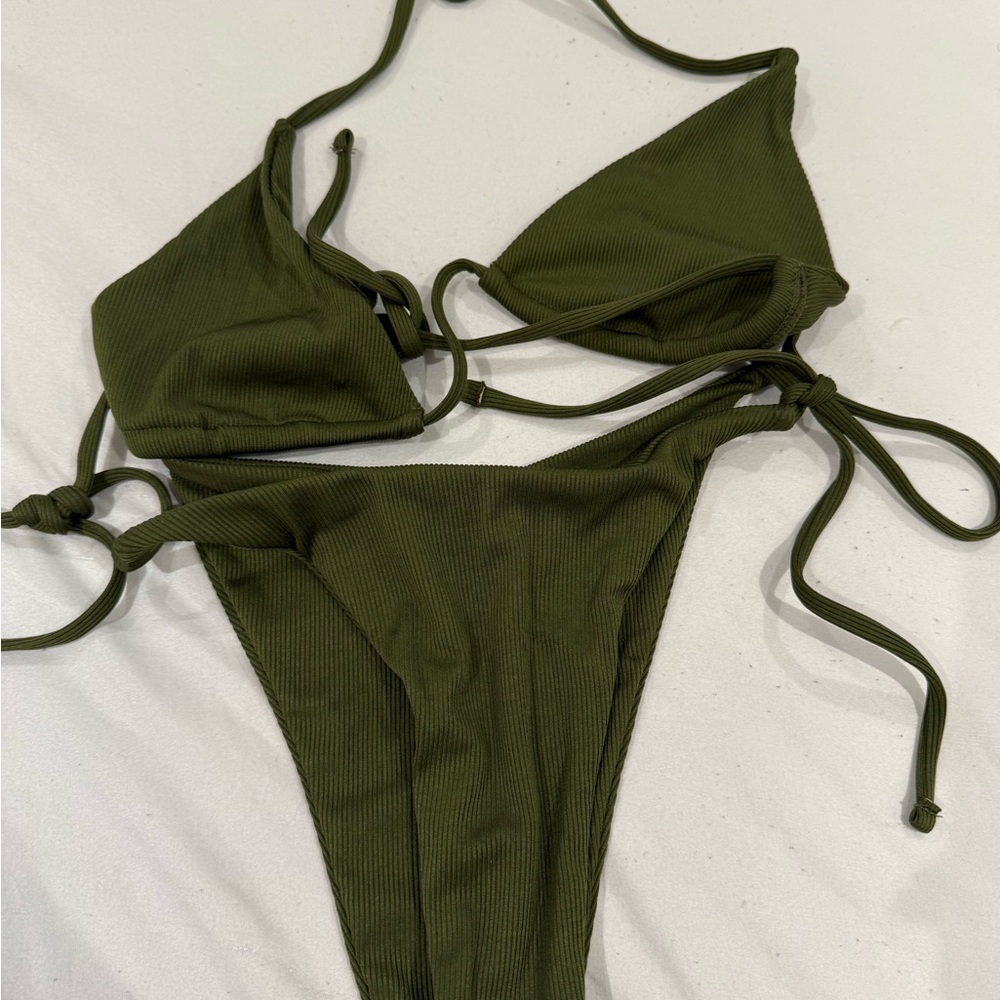 H&M Khaki Bikini Set